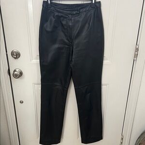 Black leather pants Bernardo Good condition